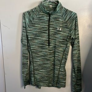 Under Armor Long Sleeve Zip Neck Small